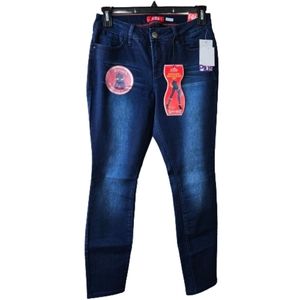 Royalty for Me Indigo Wash Stretch Slimming Skinny Jeans Midrise 14W